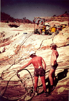 photo of layout at mt isa dam.